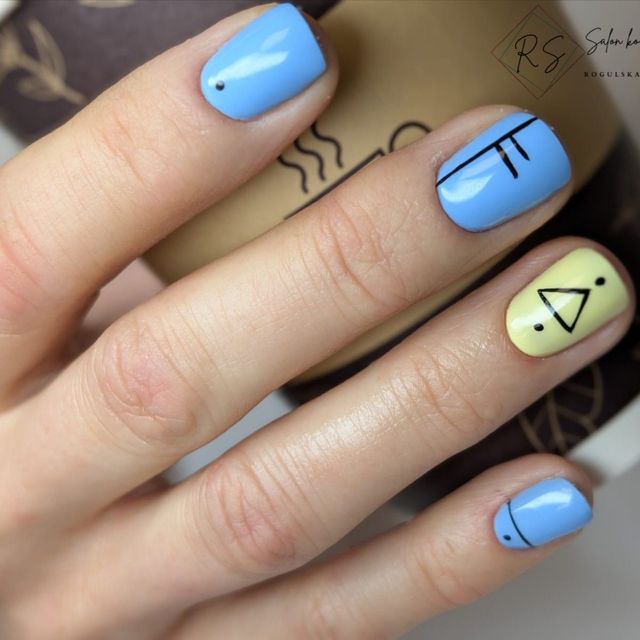 Trójkąty kolor — manicure RS Rogulska & Szwarc