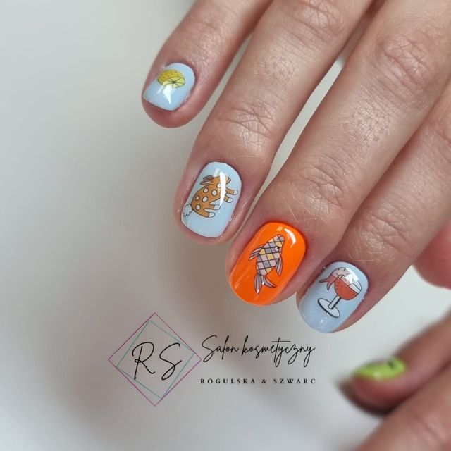 Owocowy motyw — manicure RS Rogulska & Szwarc