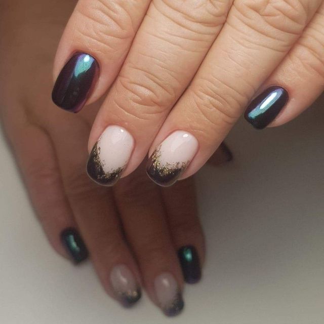 Głęboka zieleń — manicure RS Rogulska & Szwarc
