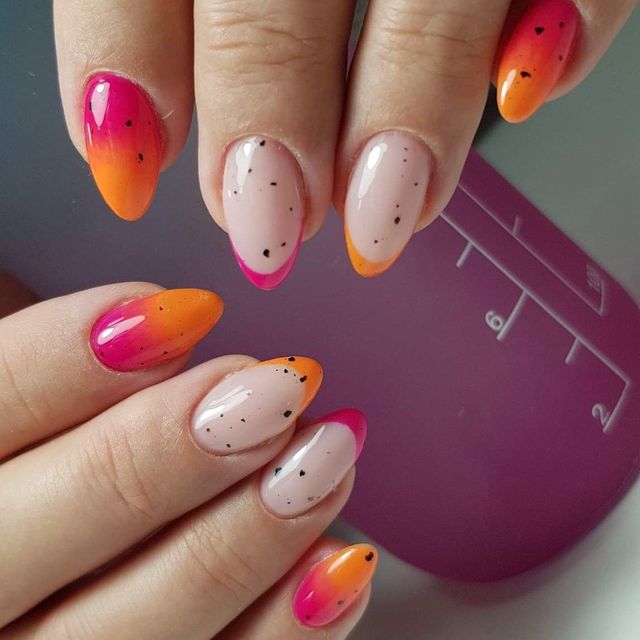 Ombre w kropki — manicure RS Rogulska & Szwarc